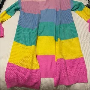 Rainbow cardigan